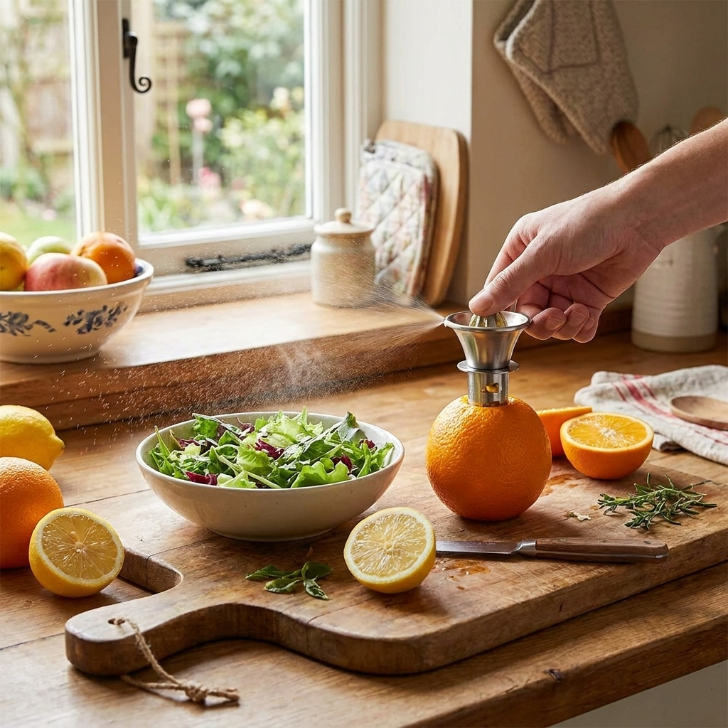 Stainless Steel Manual Lemon Juicer lifestyle