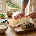 Handcrafted Wooden Sushi Maker Press Mold lifestyle