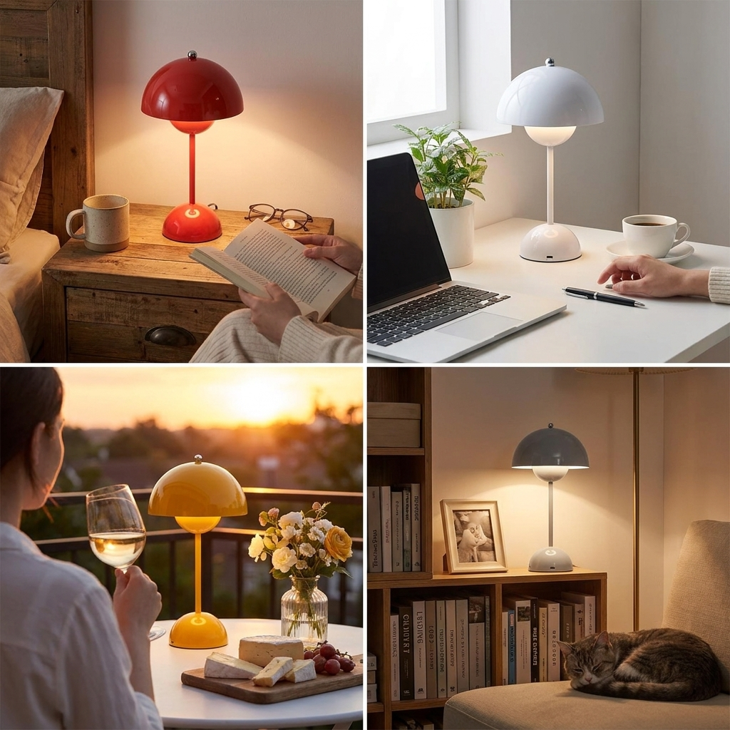 Nordic Mushroom Table Lamp lifestyle