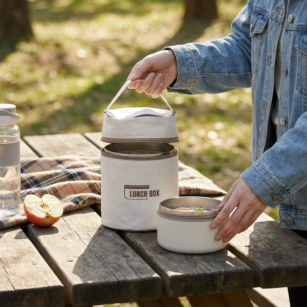 Divided Meal Storage Container lifestyle