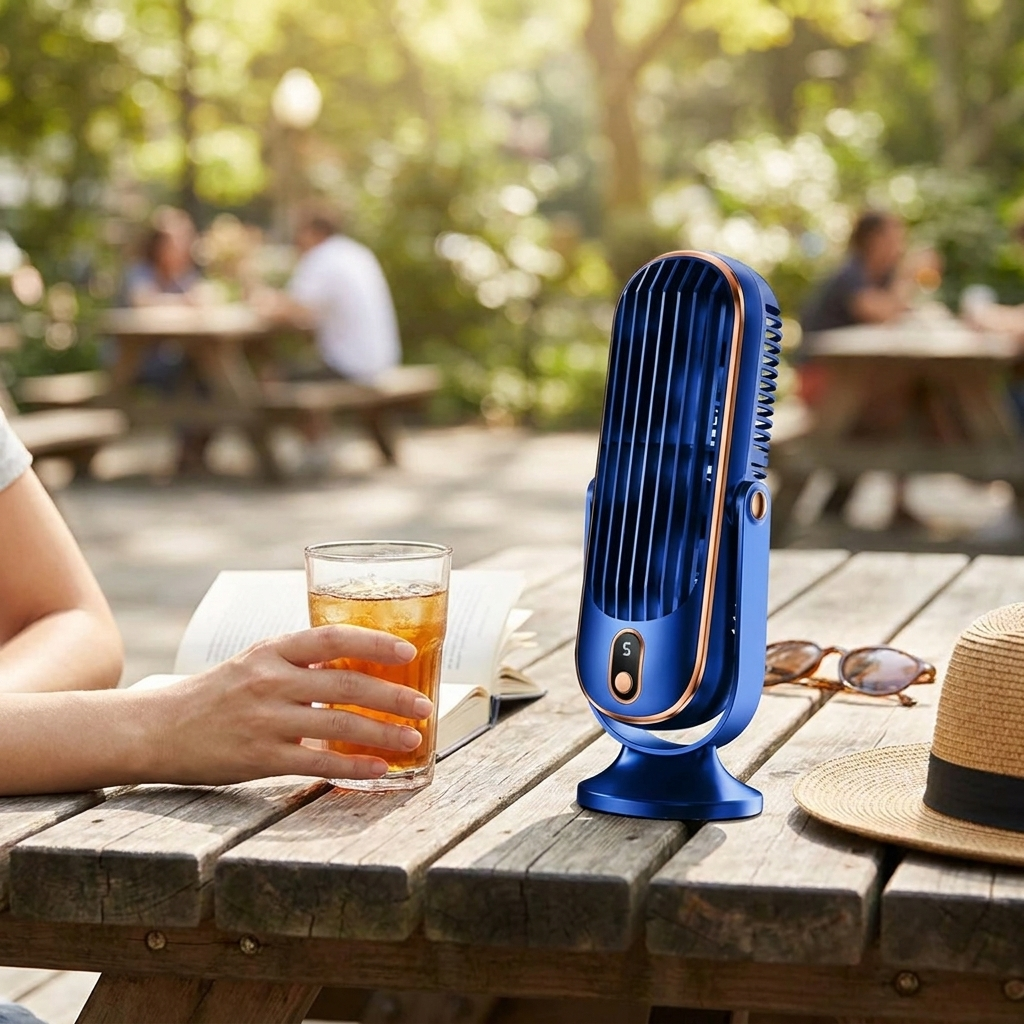 Mini Portable Desktop Air Conditioner lifestyle
