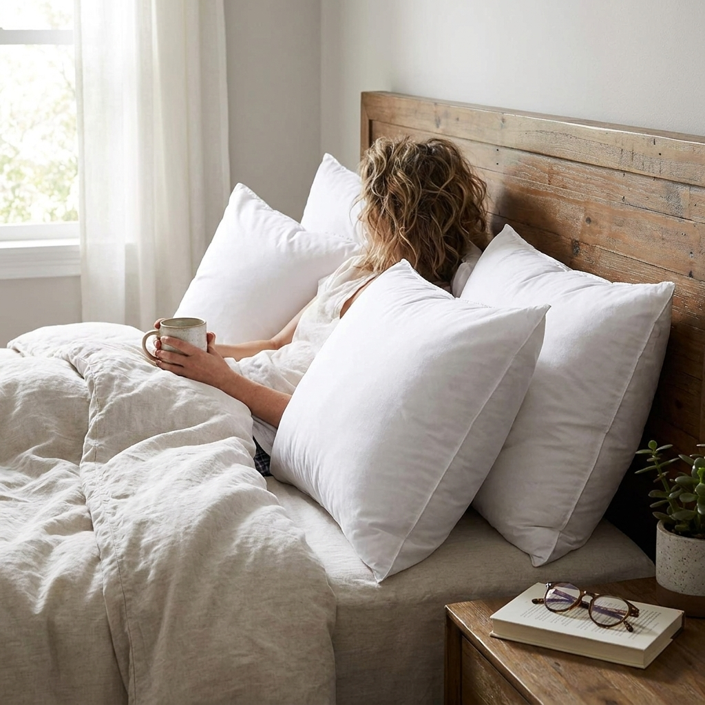 Waterproof Zippered Pillow Protector lifestyle