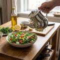 Bacon Grease Container with Strainer lifestyle