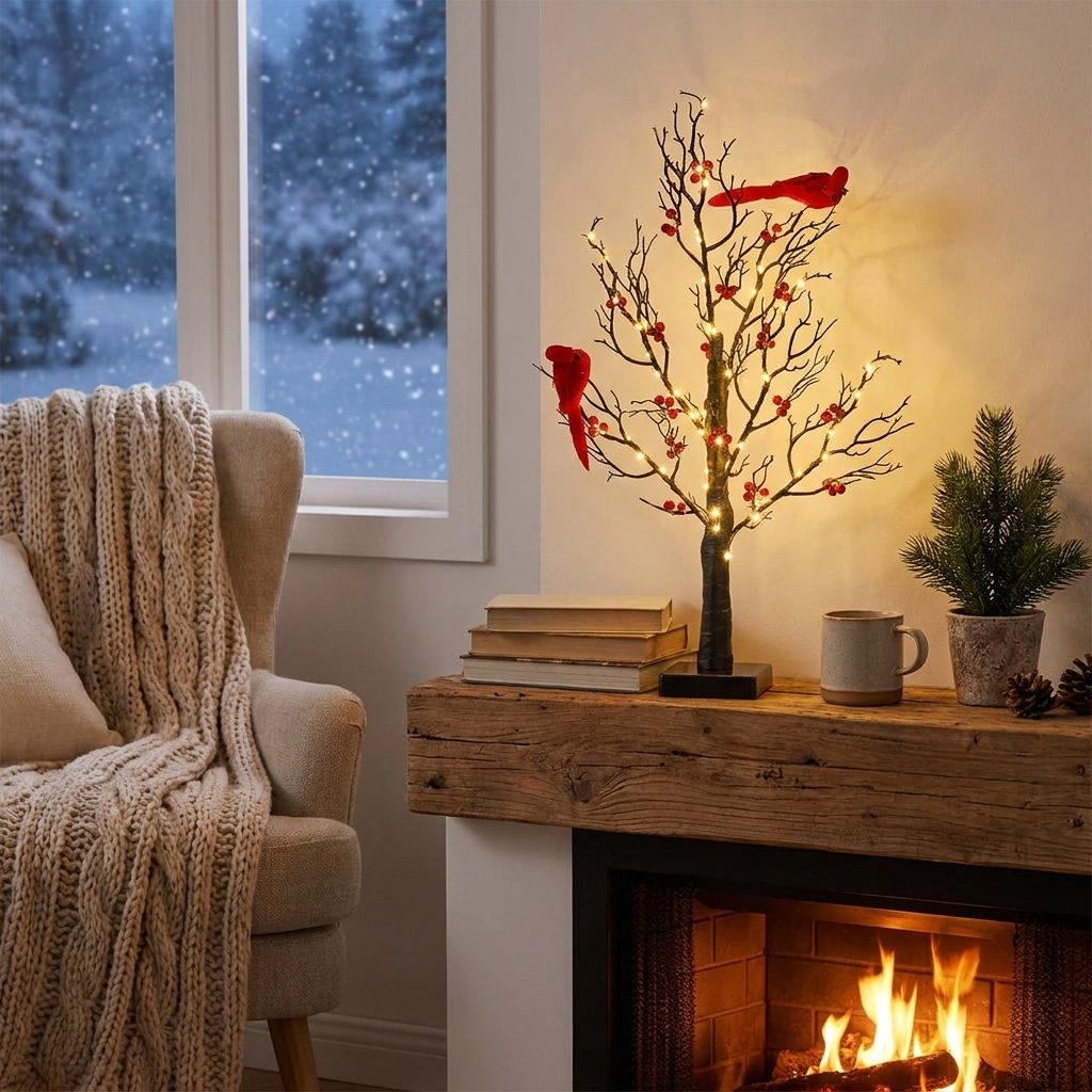Glowing Decorative Light-Up Tree lifestyle