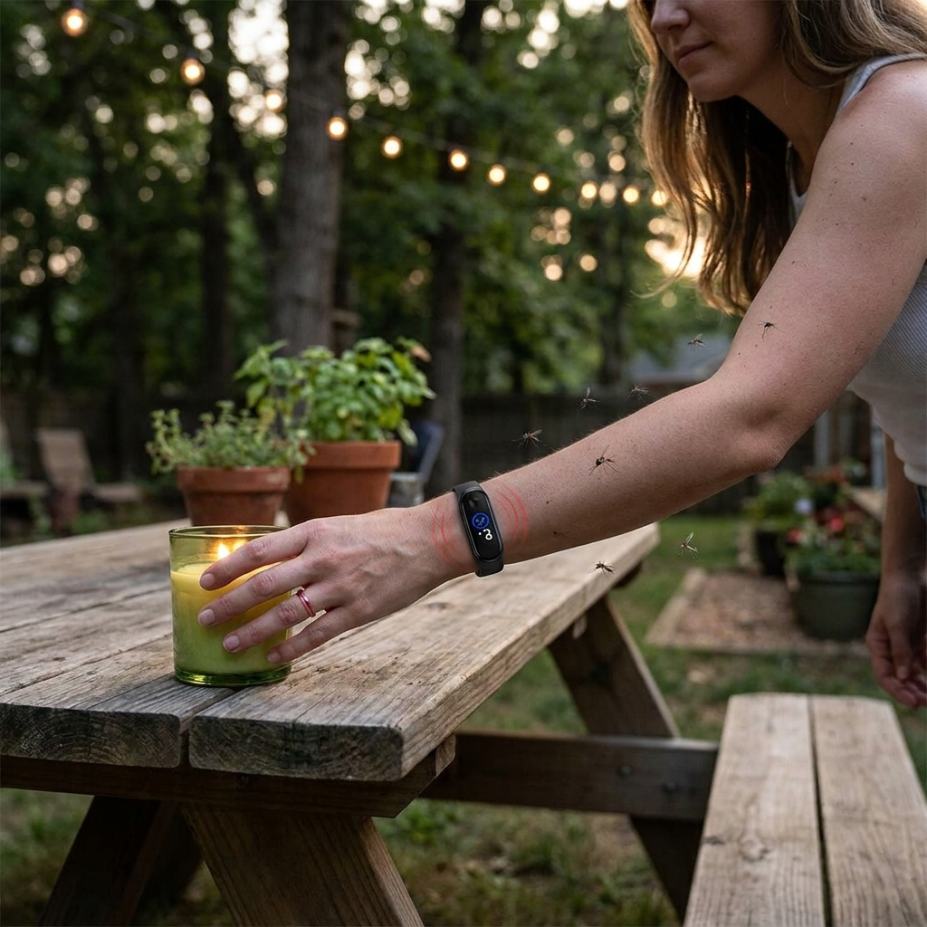 Mosquito Repellent Wristband lifestyle