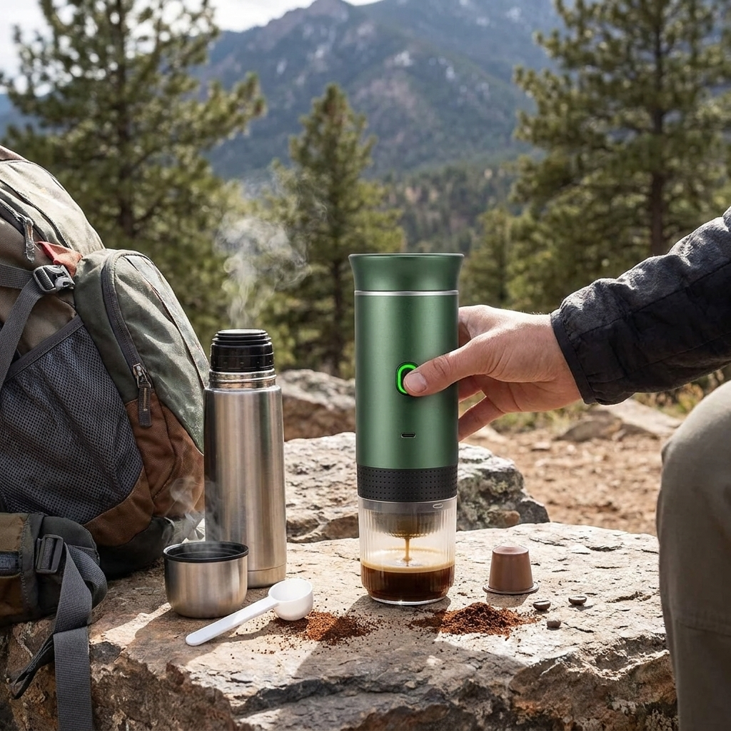 Portable Espresso, Cappuccino & Drip Maker lifestyle