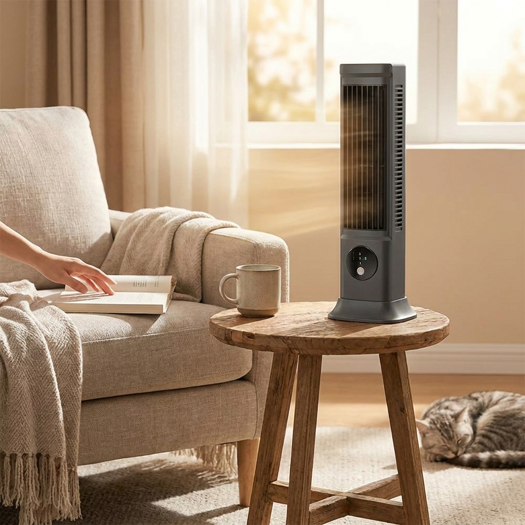 Mini Rechargeable Cooling Desk Fan lifestyle