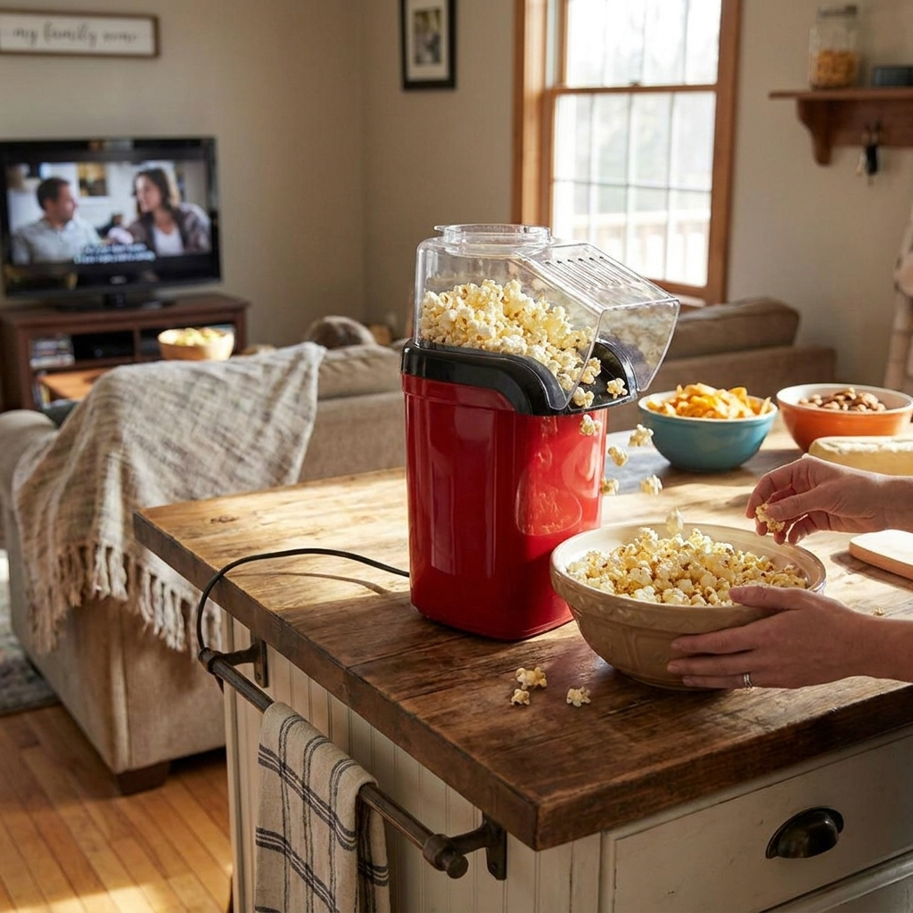 Automatic Electric Popcorn Maker lifestyle