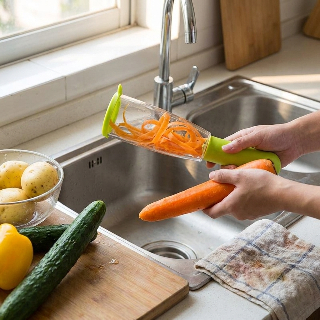 Multifunction Apple & Vegetable Peeler lifestyle