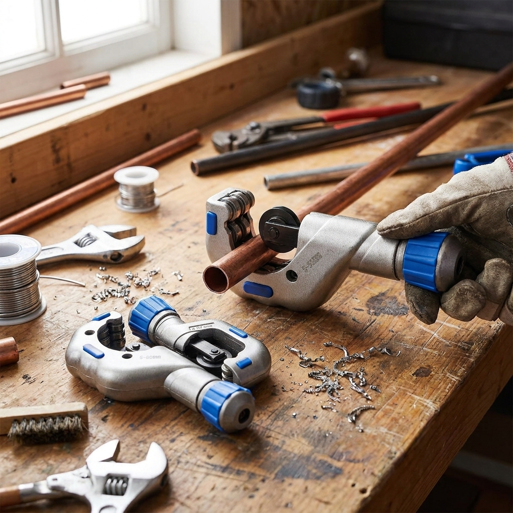 Heavy-Duty Pipe Cutter Tool lifestyle