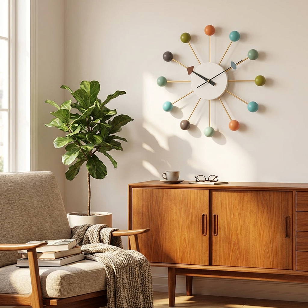 21-Inch Silent Decorative Wall Clock lifestyle
