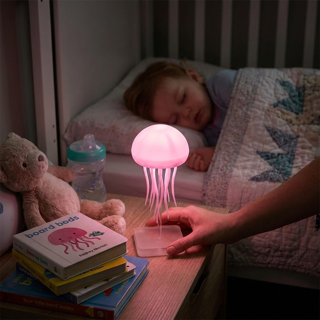 Dancing Jellyfish LED Mood Lamp lifestyle