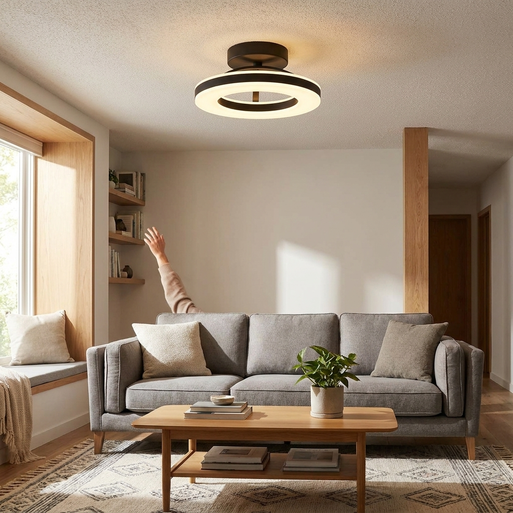 Modern LED Flush Mount Ceiling Light lifestyle