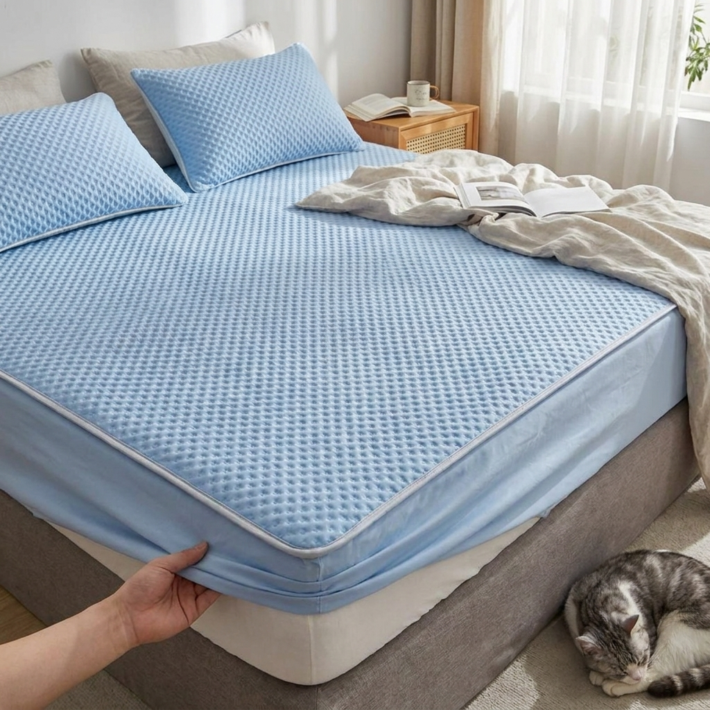 Lightweight Breathable Summer Bedding Set lifestyle