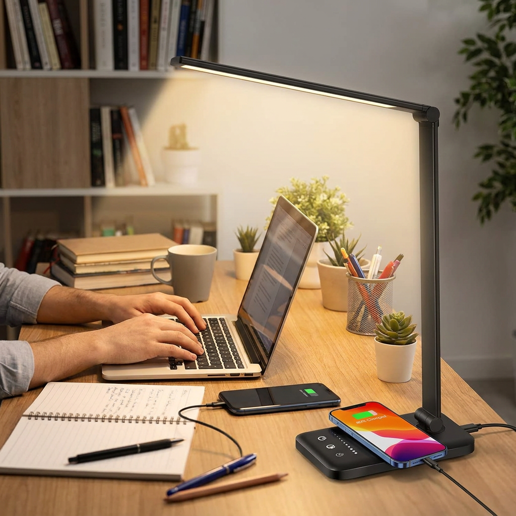 Adjustable LED Table Lamp lifestyle
