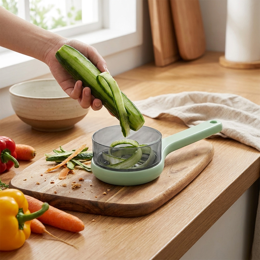 Ergonomic Non-Slip Vegetable Peeler lifestyle