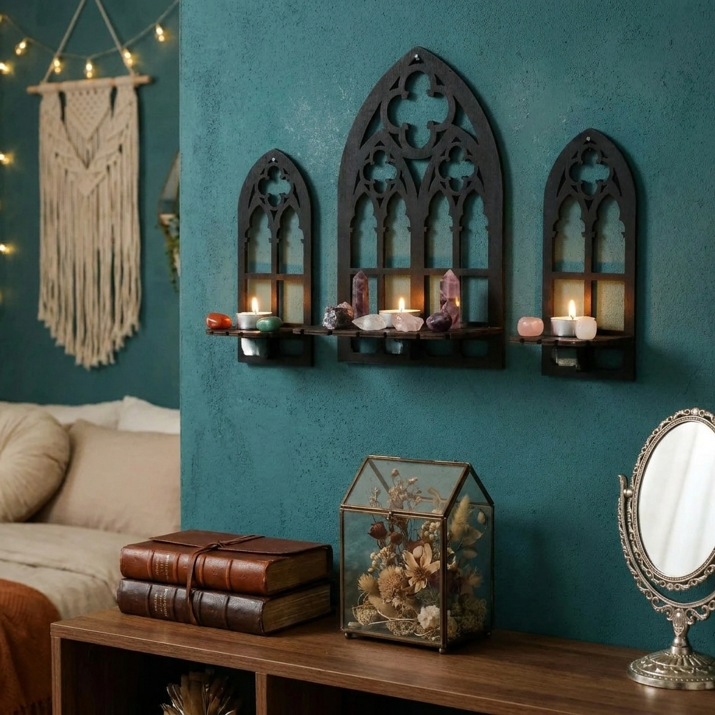 Gothic Wall Decor Set of 3 lifestyle
