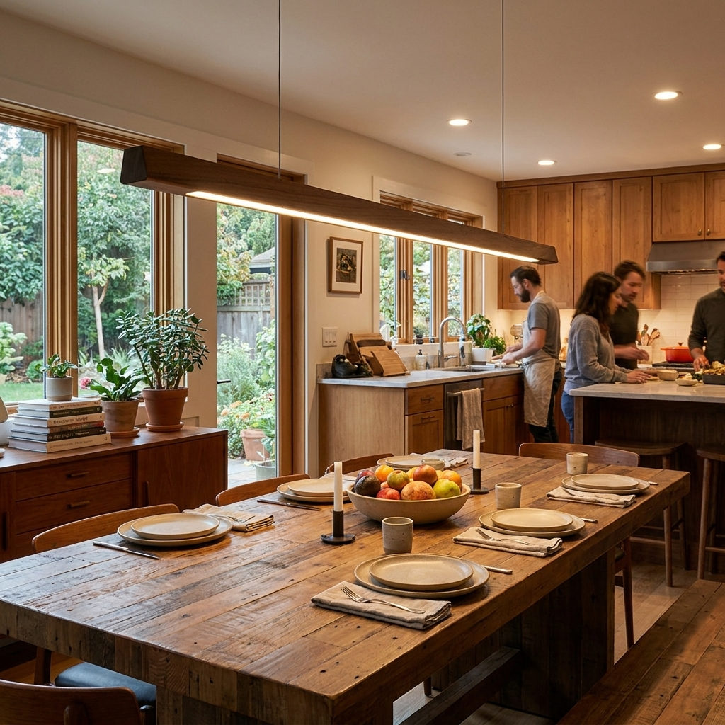 Wooden LED Pendant Light lifestyle