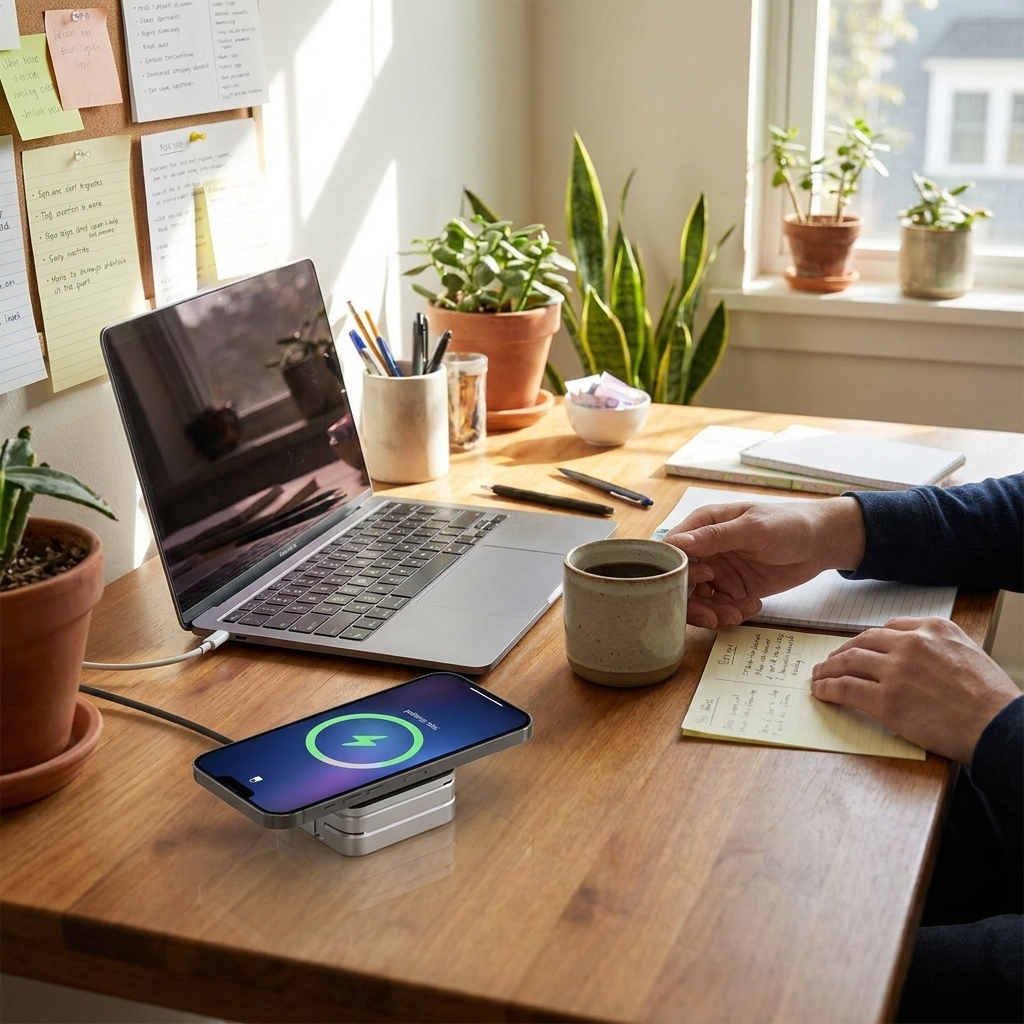 Multi-Device Wireless Charging Station lifestyle