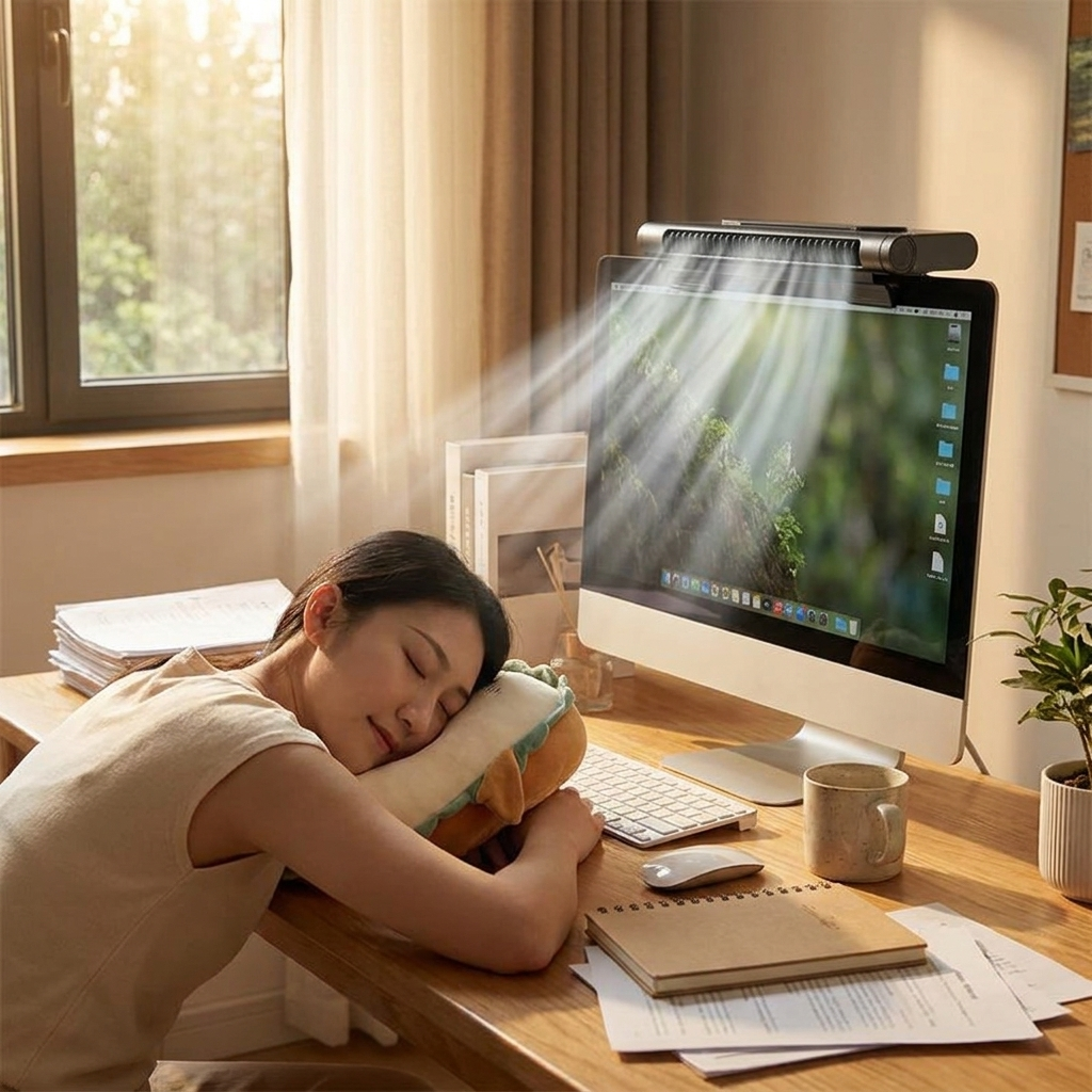 USB Bladeless Desktop Cooling Fan lifestyle