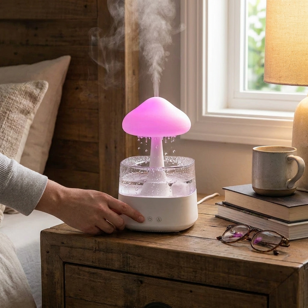 Cool-Mist Aroma Humidifier with Light lifestyle