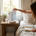 Mini Portable Air Cooler Humidifier LED lifestyle