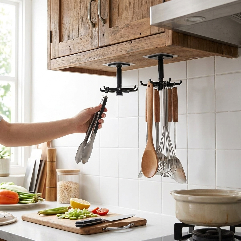 360 Rotating Self-Adhesive Hook lifestyle