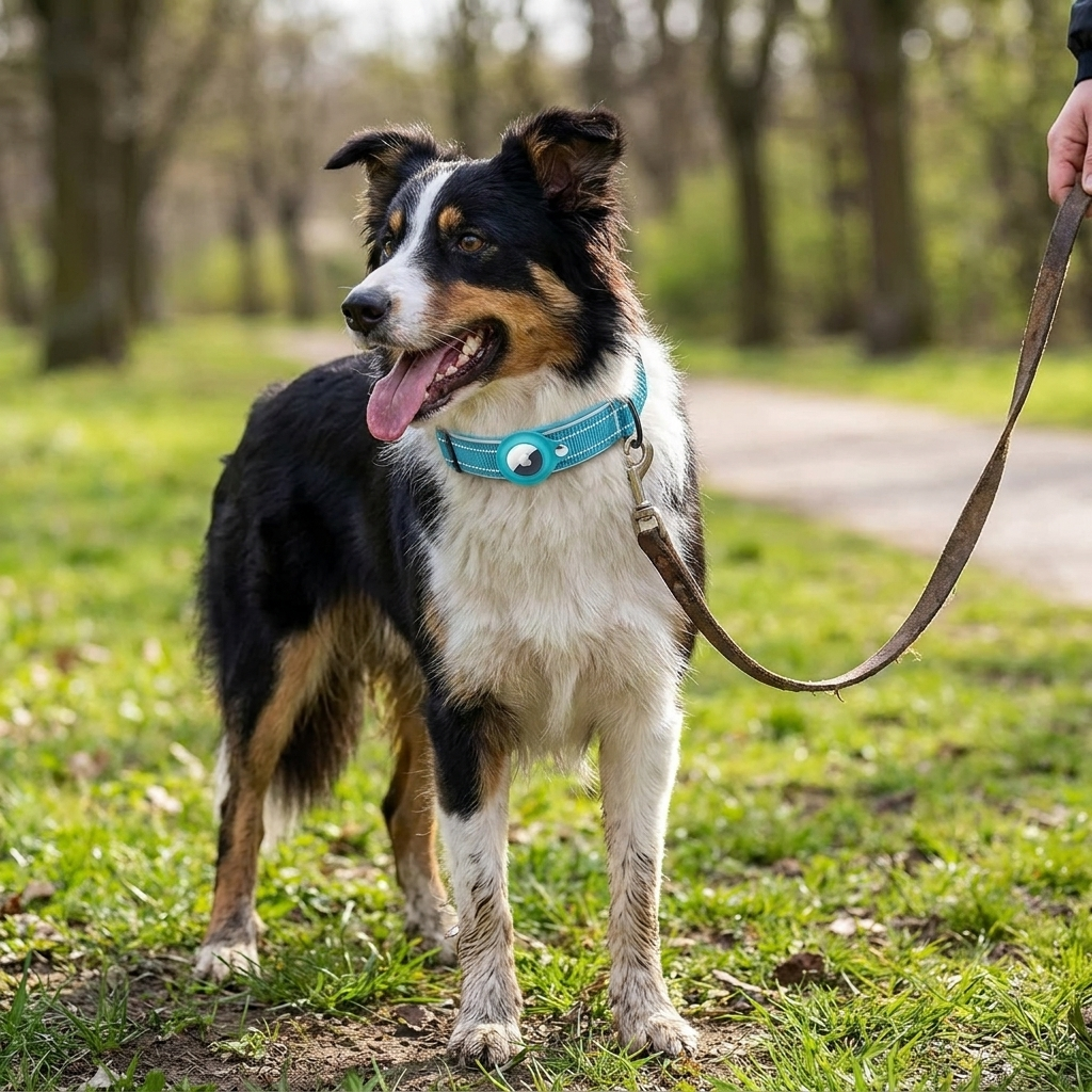 AirTag Dog Collar lifestyle