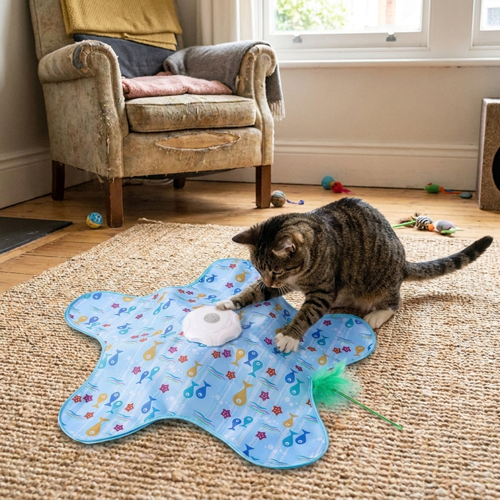 Hide and Seek Interactive Cat Toy lifestyle