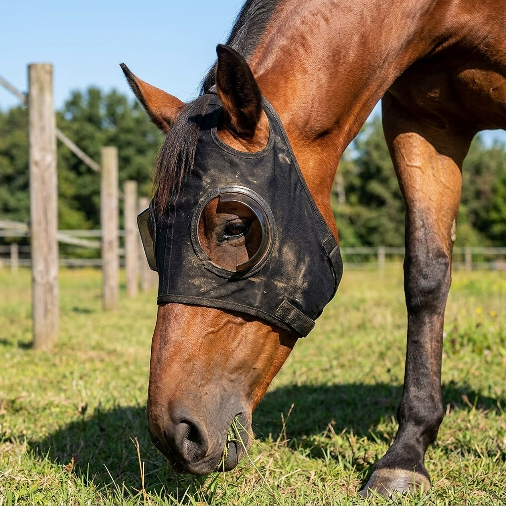 Adjustable Horse Blinders lifestyle