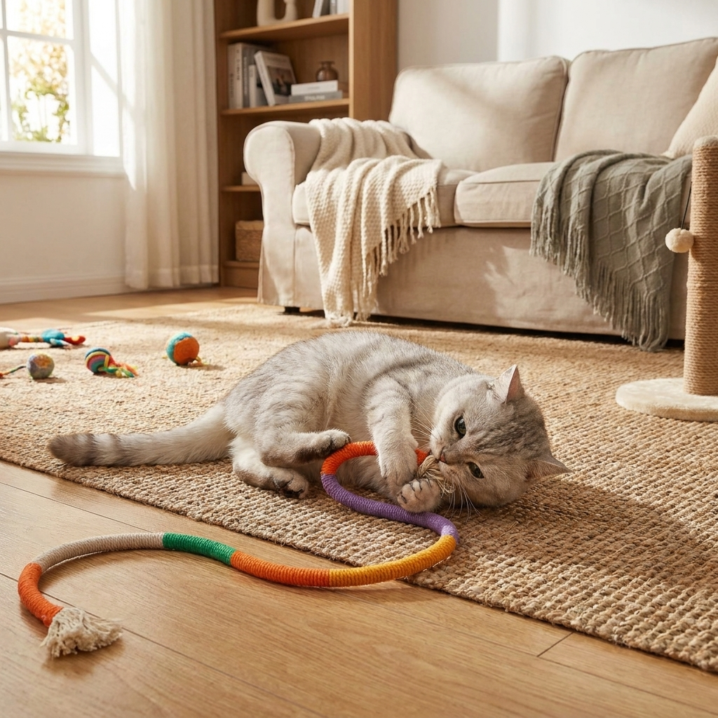 Cat Chew Toys lifestyle