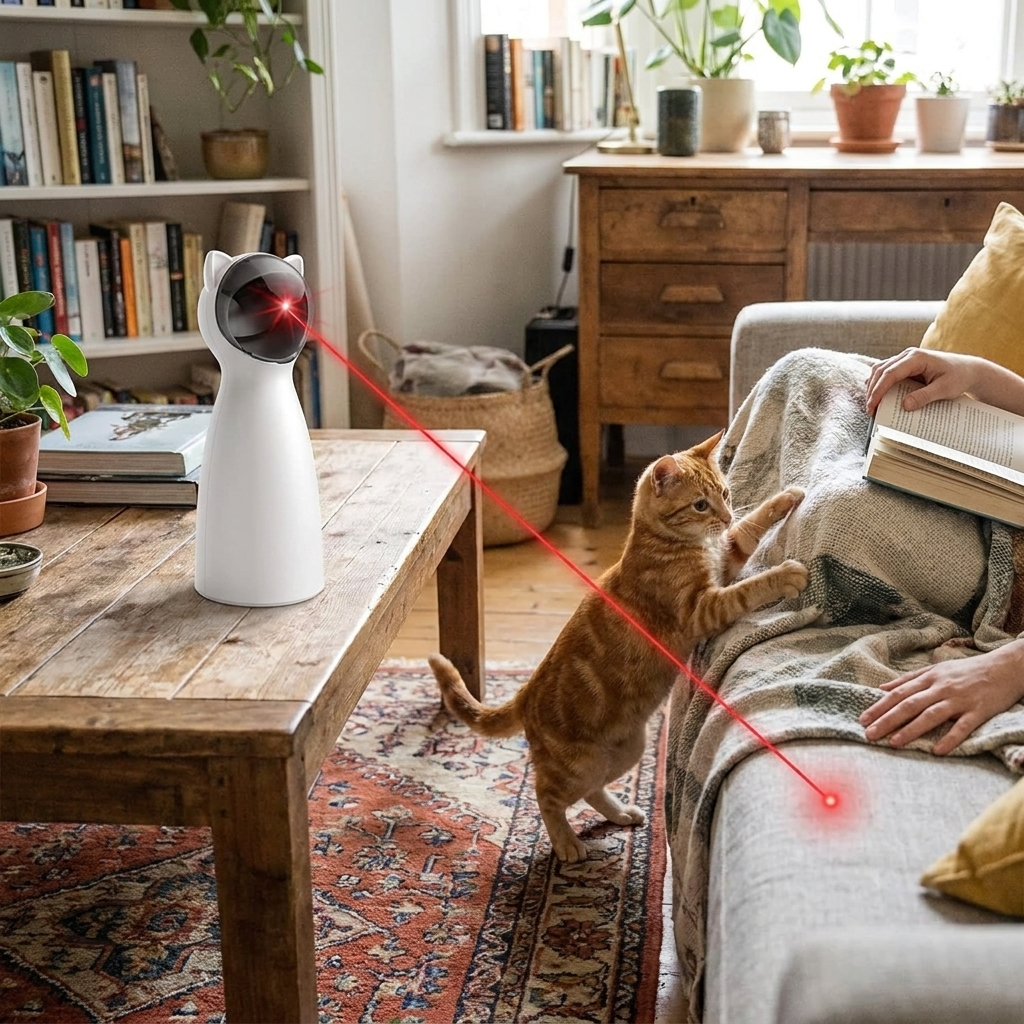 Automatic Cat Laser Toy lifestyle