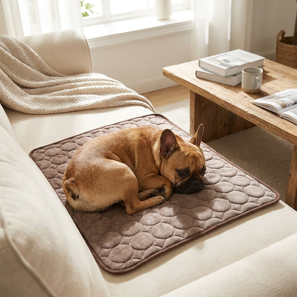 Pressure-Activated Pet Cooling Pad lifestyle
