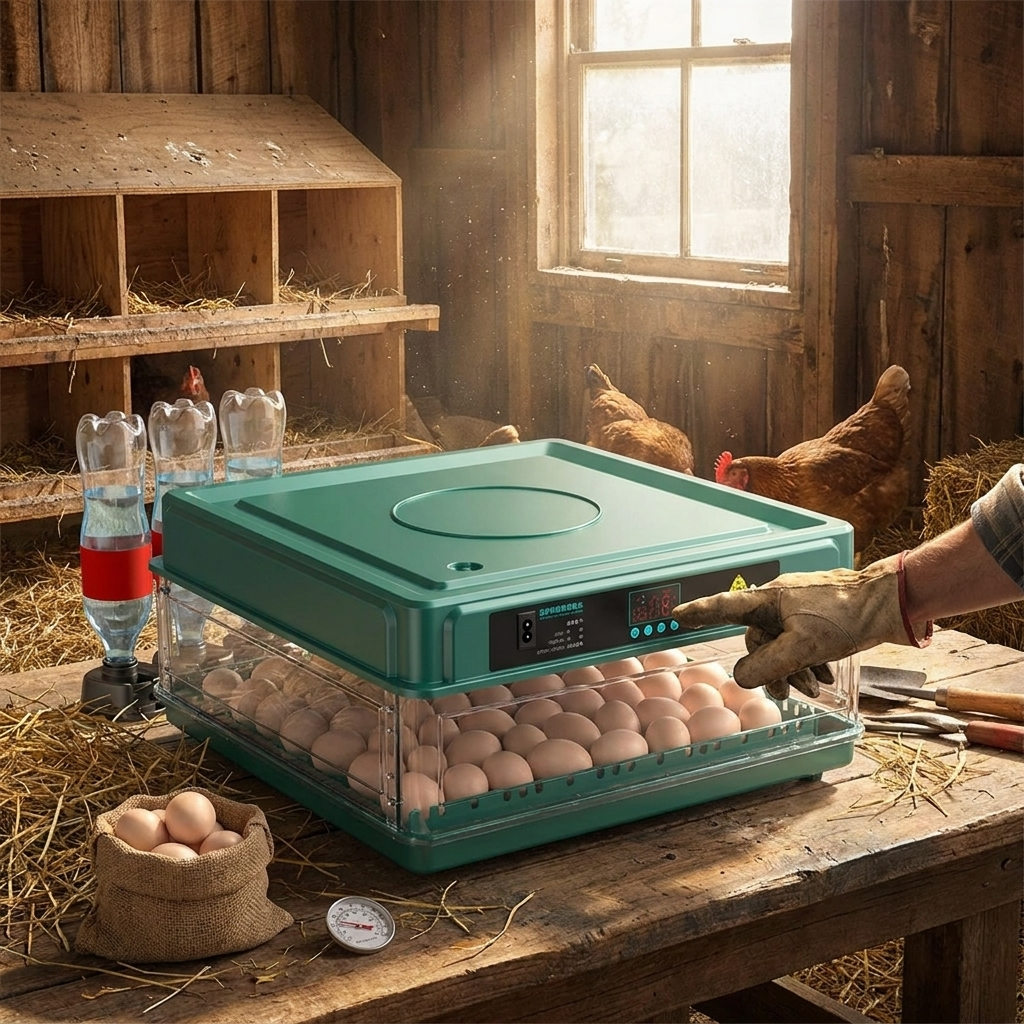 Digital Egg Incubator with Auto Turner lifestyle