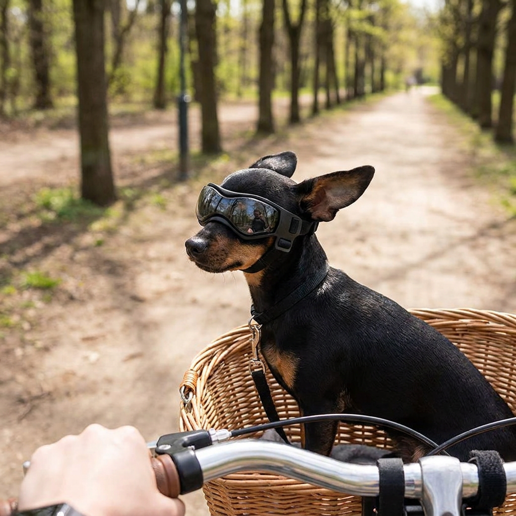 UV-Protective Dog Goggles lifestyle