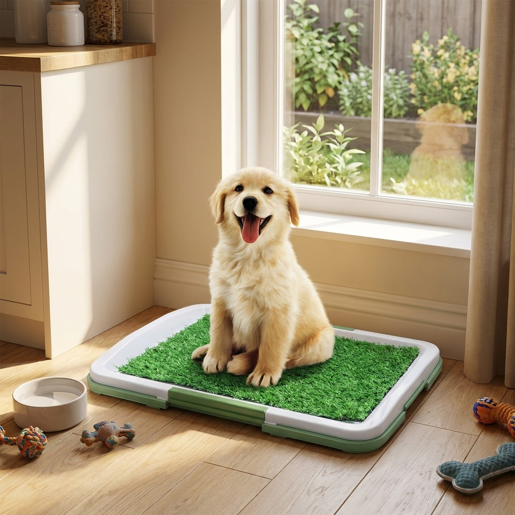 Dog Toilet With Artificial Turf lifestyle