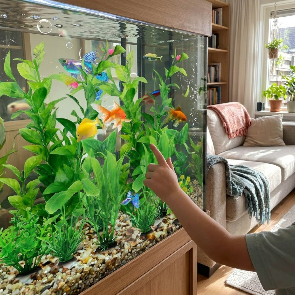 Aquarium Fish Tank Plant Decorations lifestyle