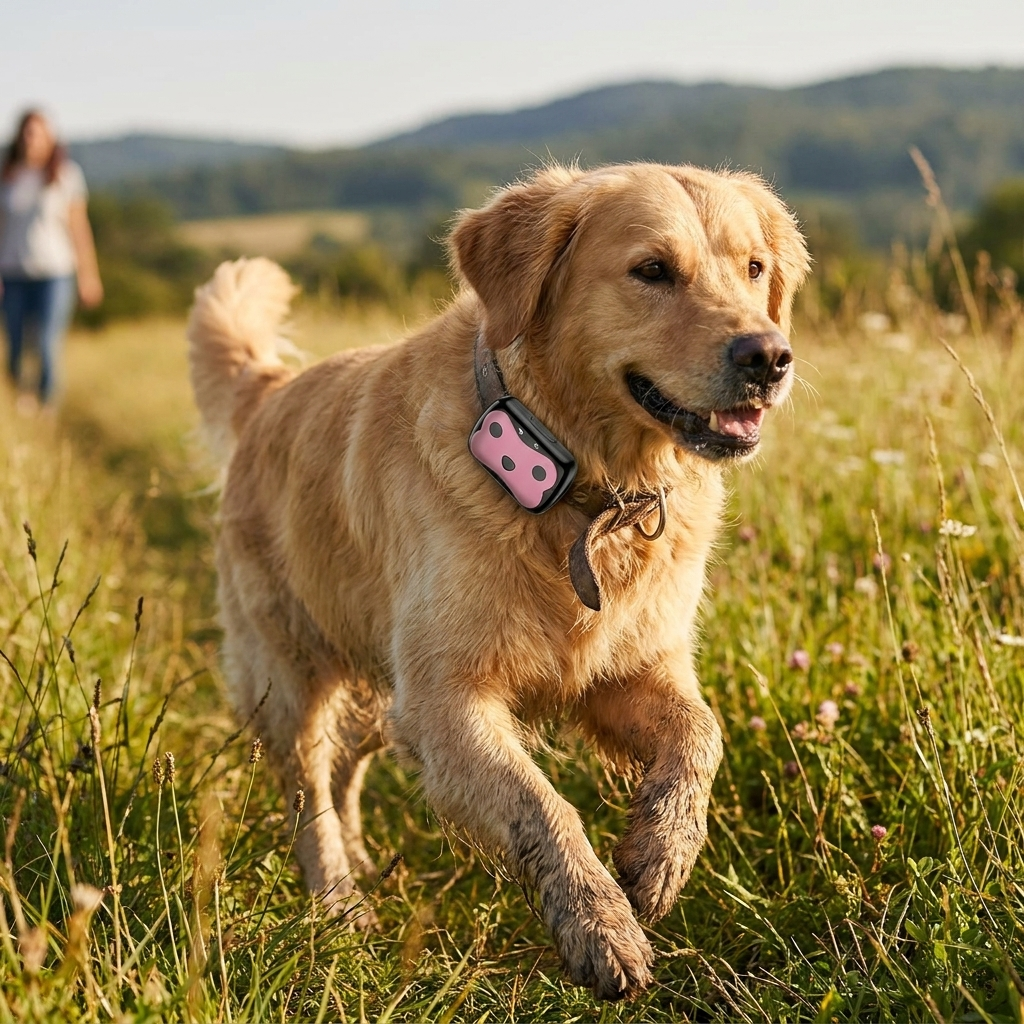 GPS Tracker Collar for Dogs lifestyle
