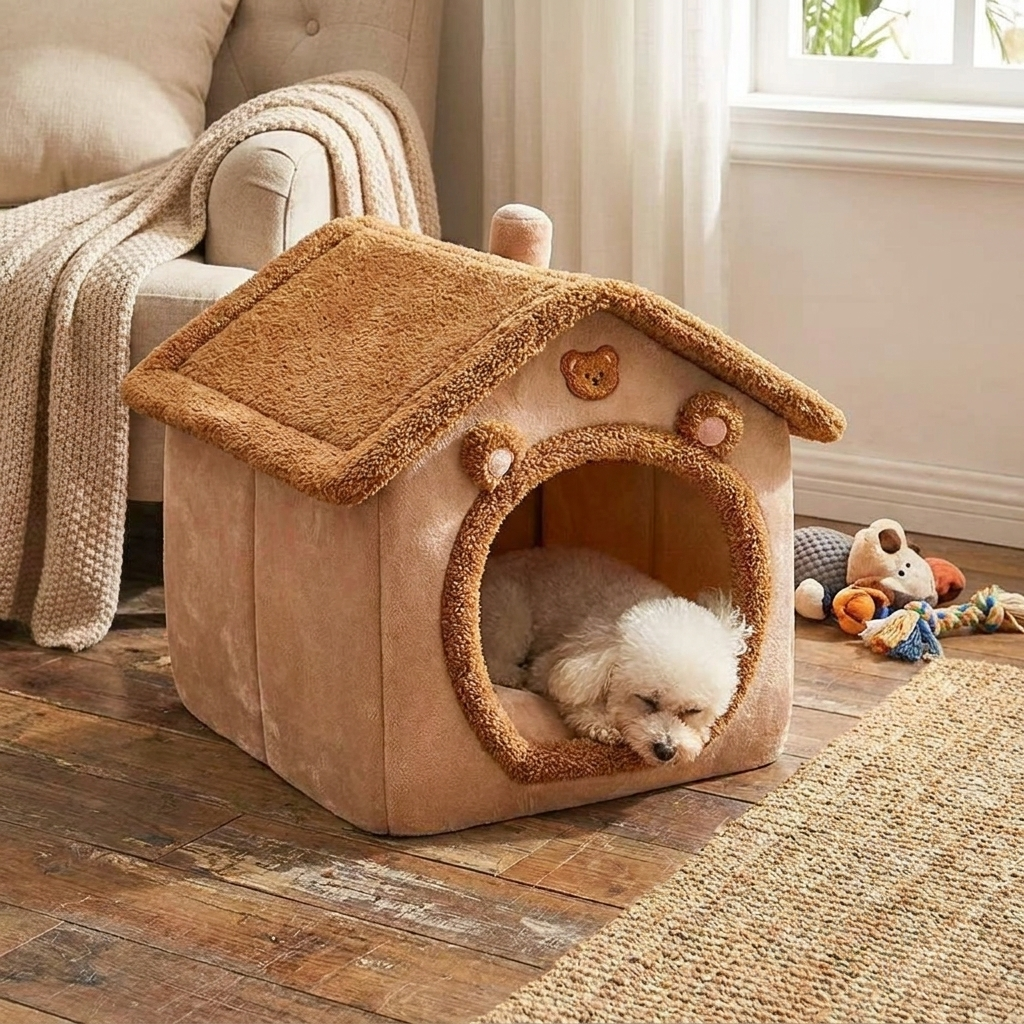 Cozy Indoor Cat House lifestyle