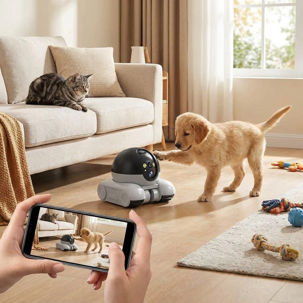 Indoor Pet Dog & Cat Home Camera lifestyle