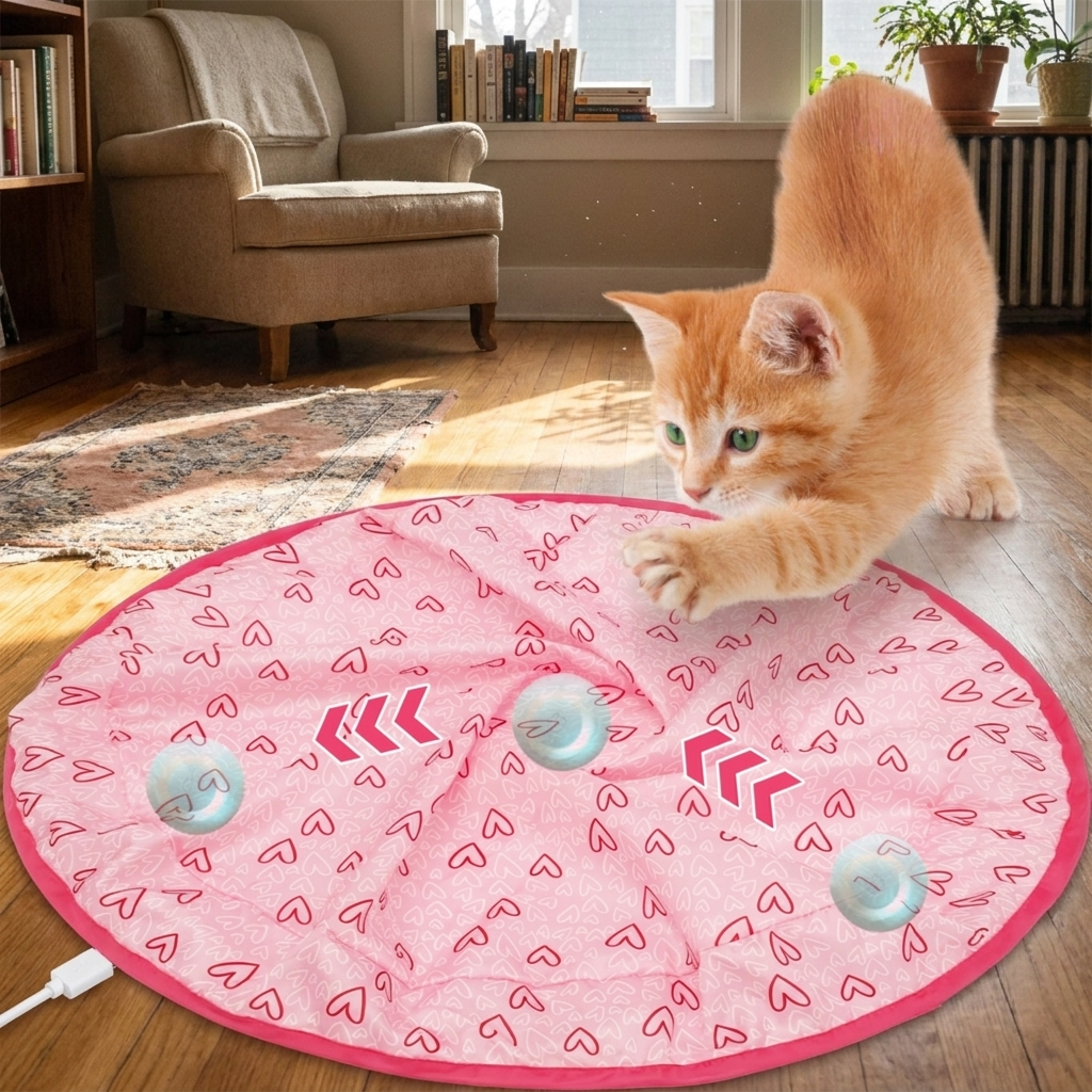 Interactive Cat Hunting Toy with Smart Ball lifestyle