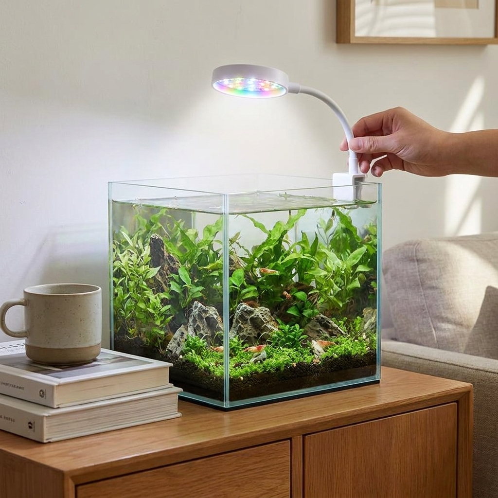 Clip-On LED Aquarium Light for Fish Tanks lifestyle