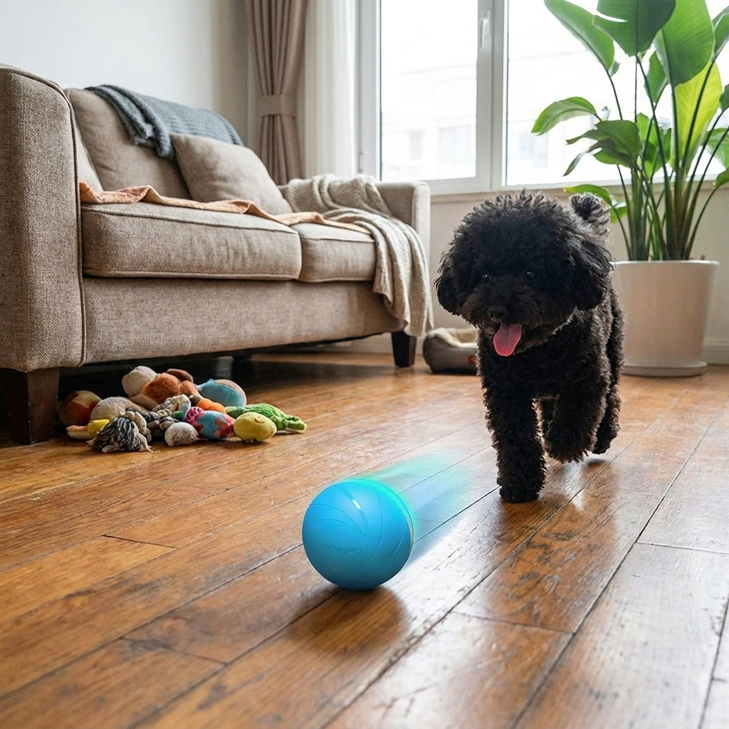 Magic Motion Ball Interactive Pet Toy lifestyle