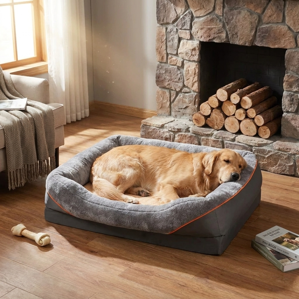 Orthopedic Dog Bed lifestyle