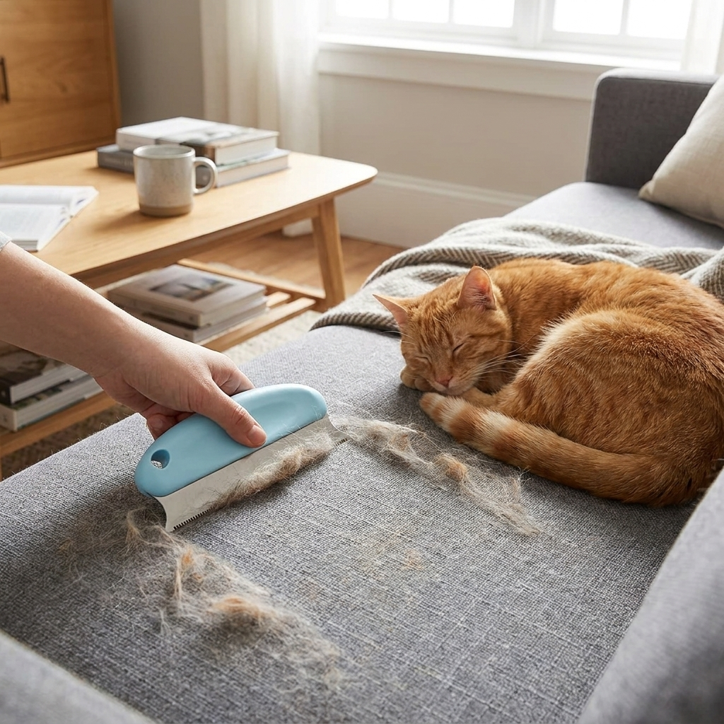 Pet Hair Remover for Furniture lifestyle