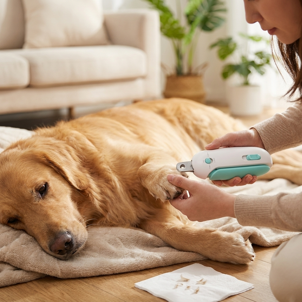 Professional Cat and Dog Nail Clippers lifestyle