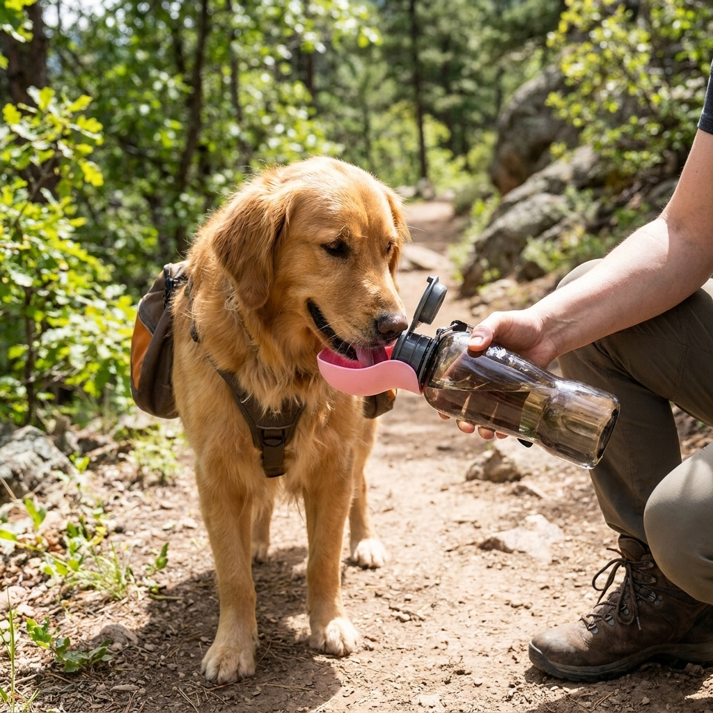 Portable Dog Water Bottle lifestyle