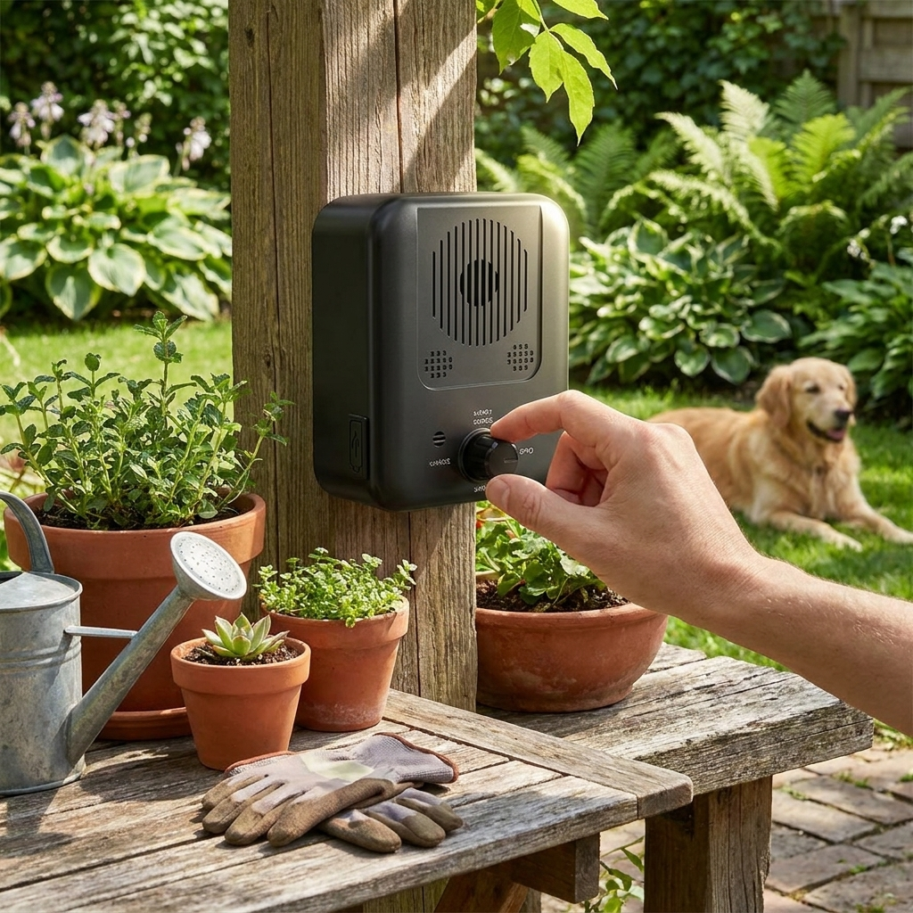 Ultrasonic Anti-Bark Training Device lifestyle