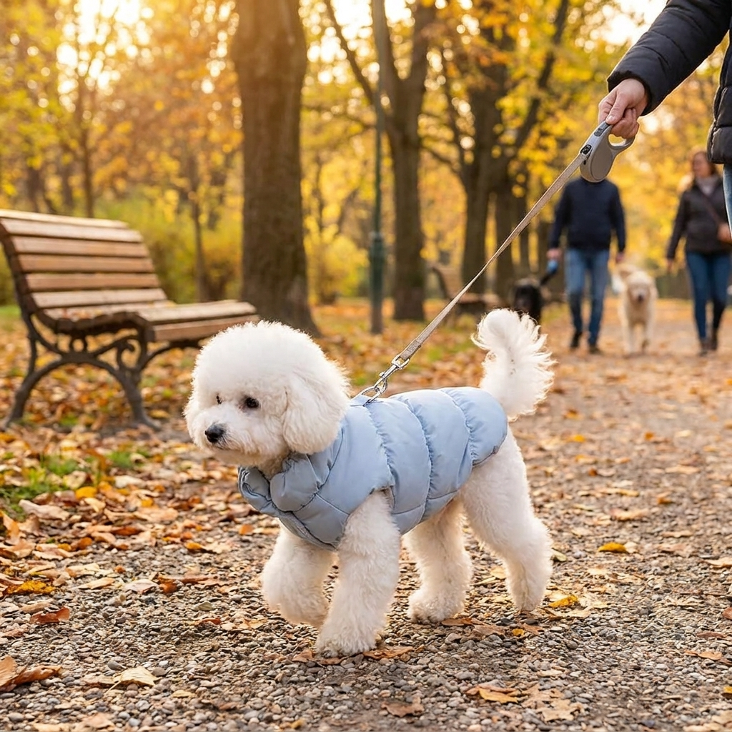 Warm Winter Dog Jacket lifestyle