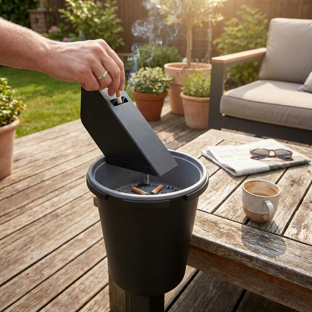 Upgraded Grill Grease Collector lifestyle